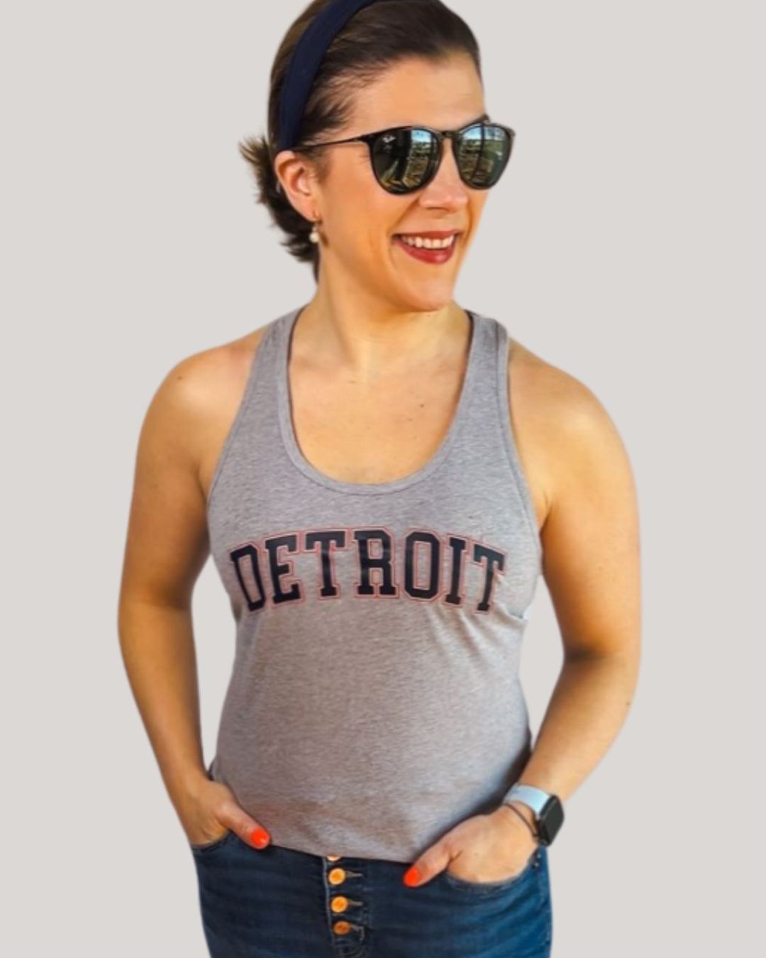 Detroit Racerback Tank Top