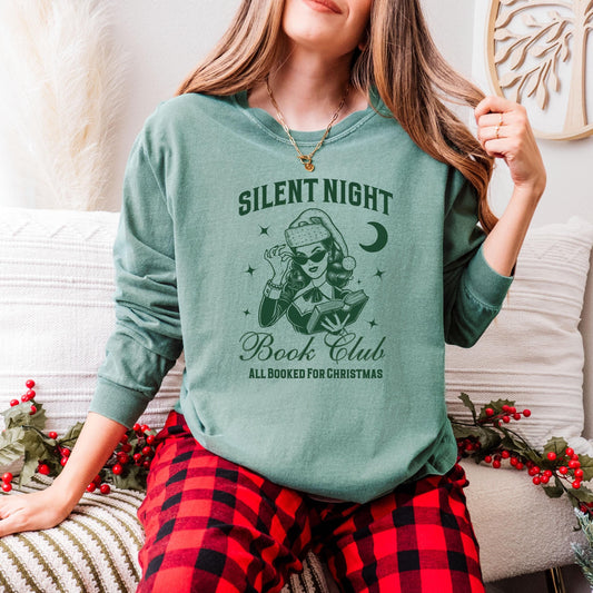 Silent Night Book Club Long Sleeve T-Shirt