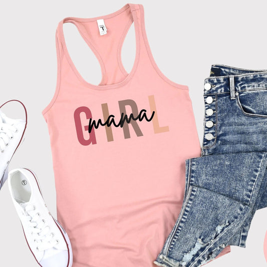 Girl Mama - Racerback Tank Top