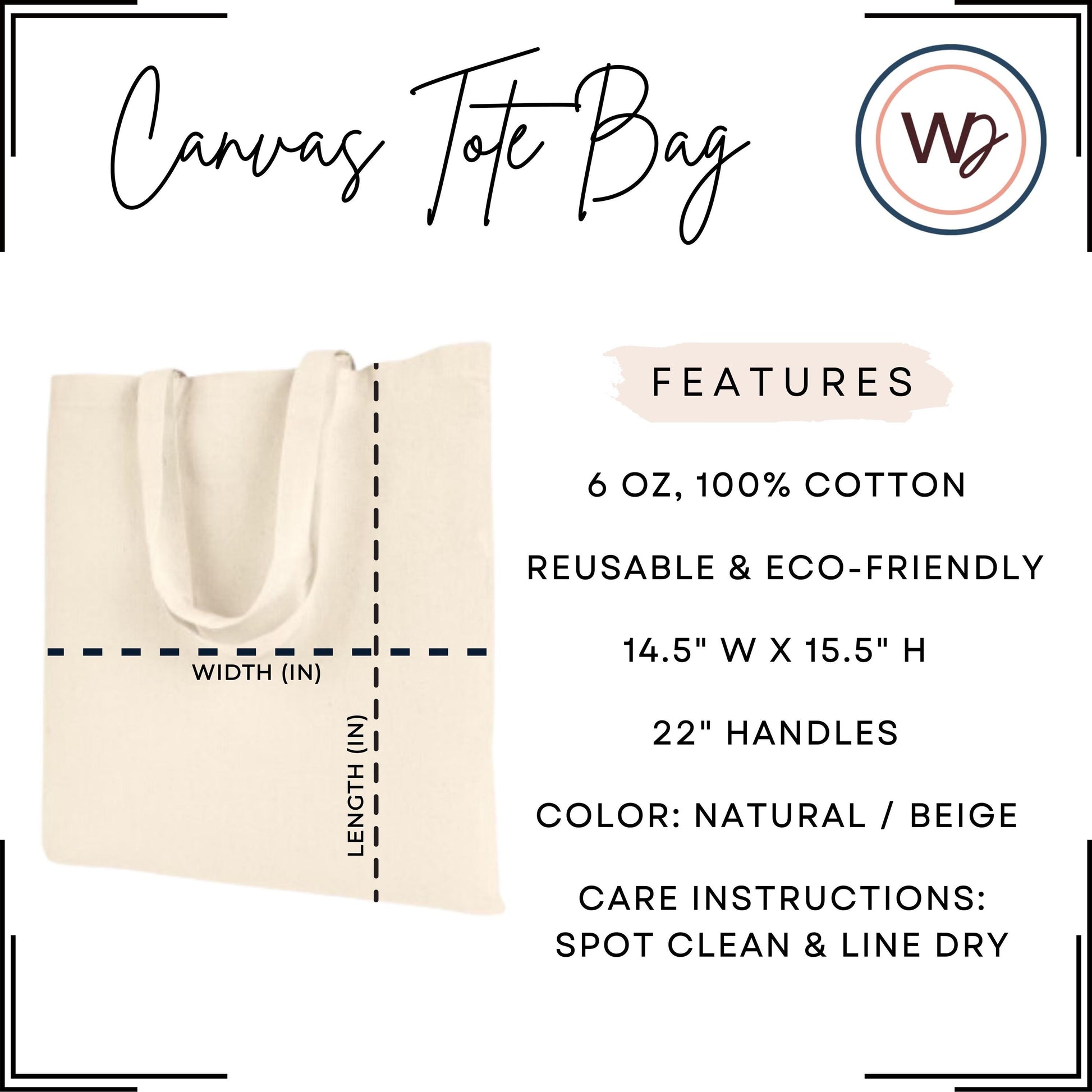 Dog Mom Canvas Tote Bag