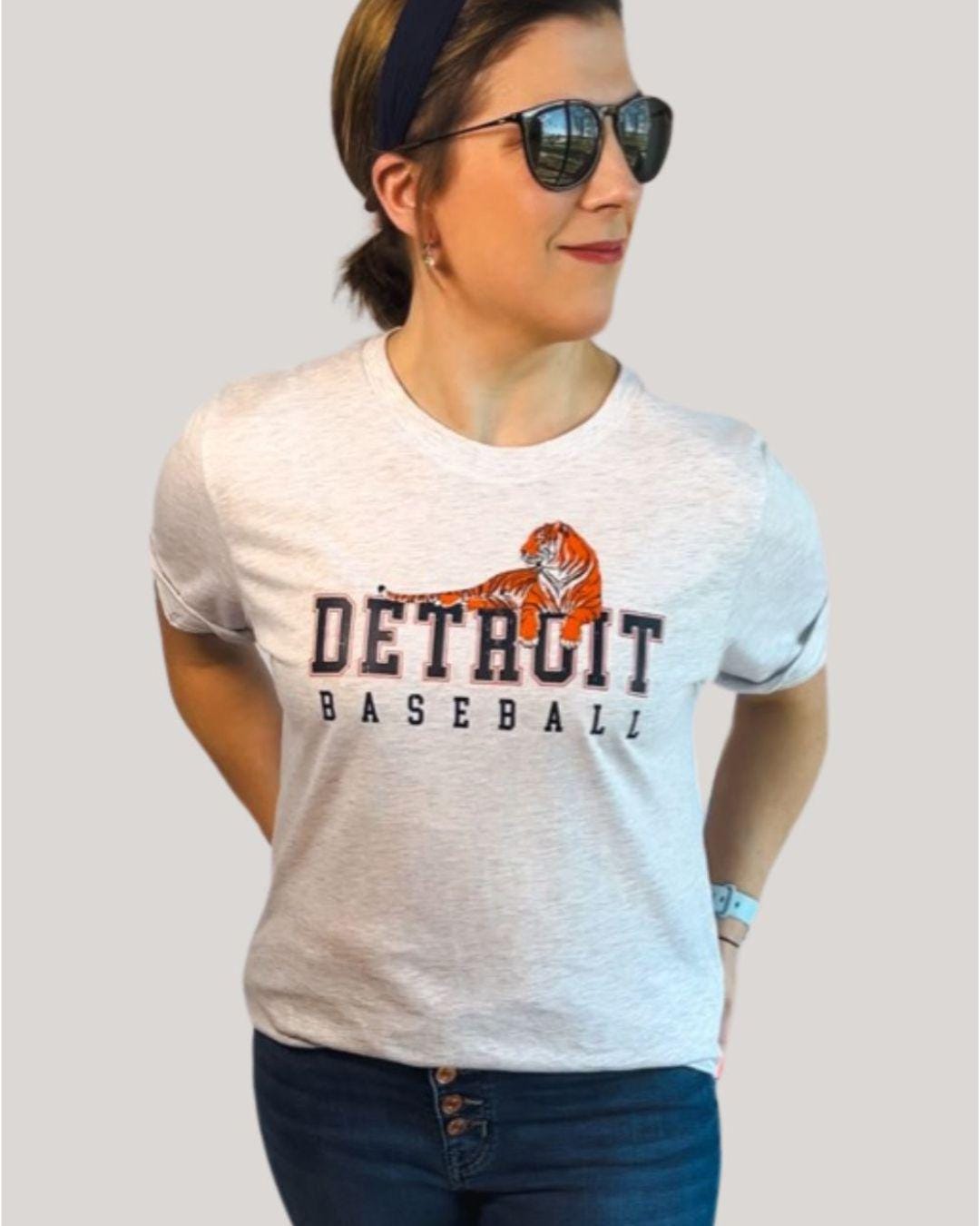 Detroit Baseball Short Sleeve Shirt