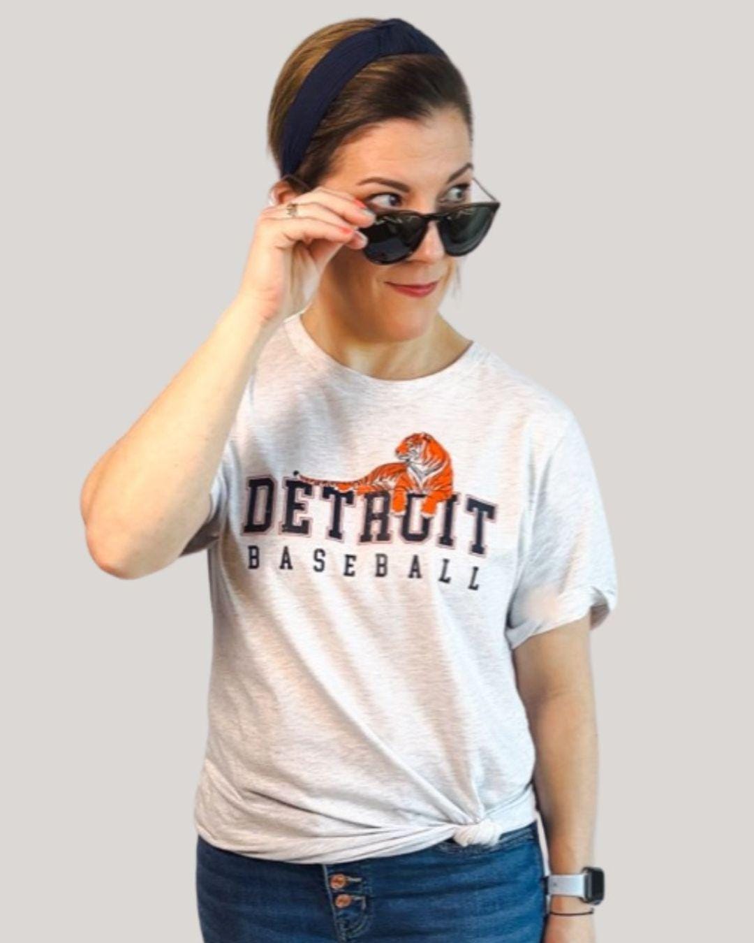 Detroit Baseball Short Sleeve Shirt