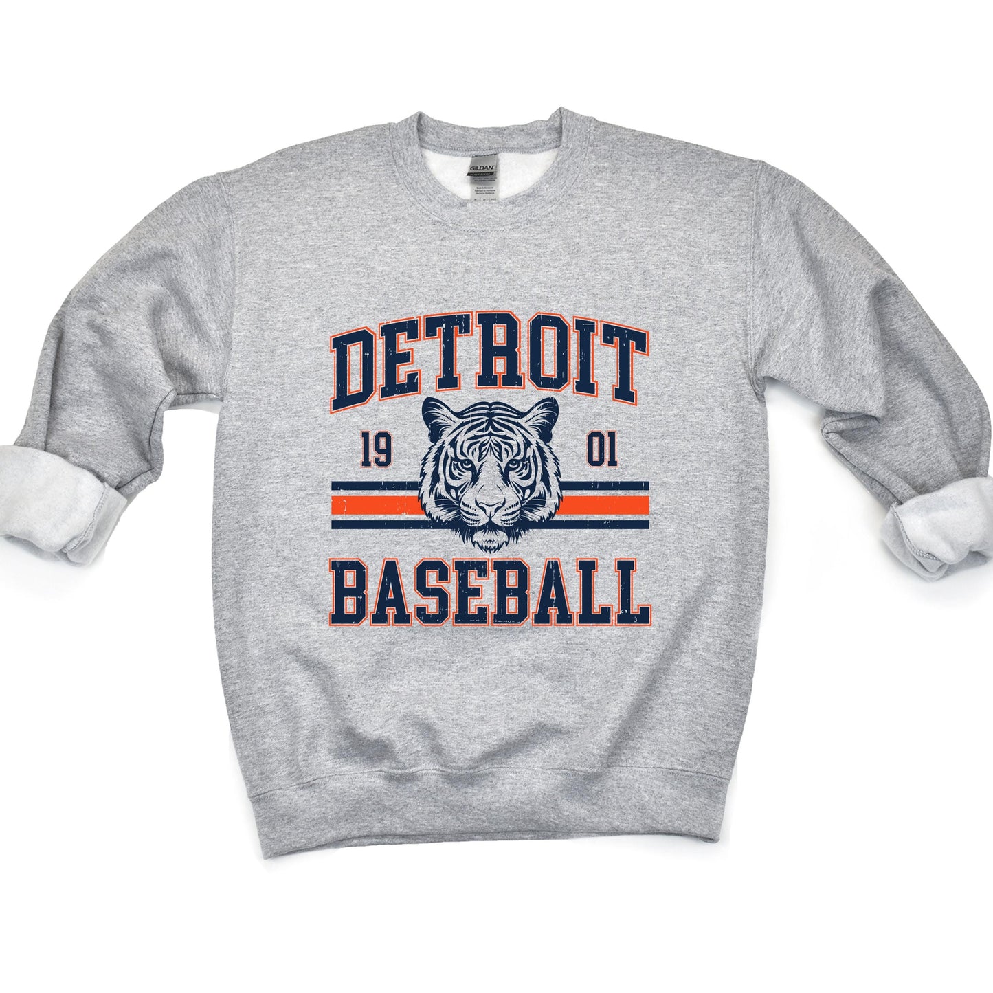 Detroit Vintage Baseball Sweatshirt