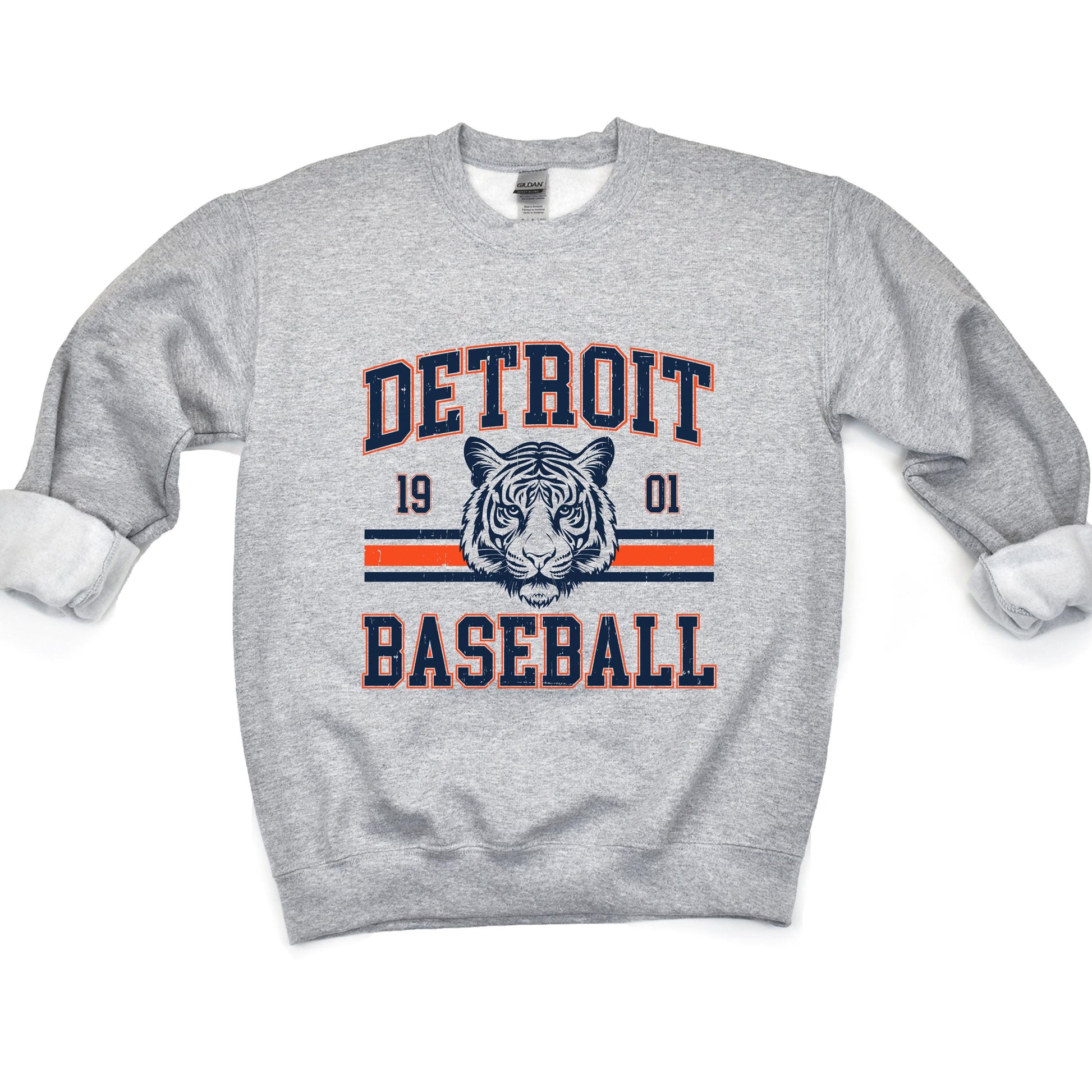 Detroit Vintage Baseball Sweatshirt