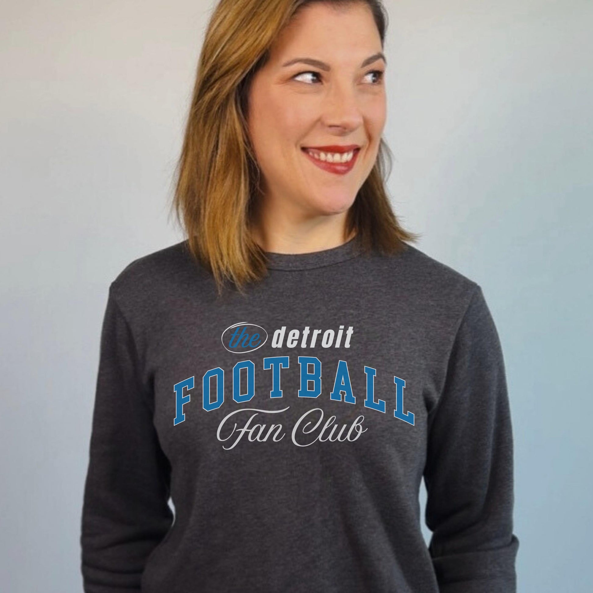 Detroit Football Fan Club Loungewear Set | Sweatshirt and Joggers | Cozy Game Day Outfit