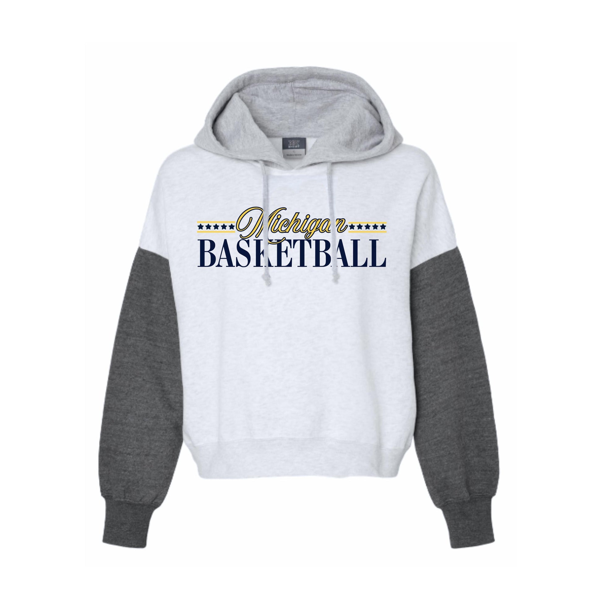 Michigan Basketball Cropped Hoodie for Women | March Madness College Shirt | Game Day Sweatshirt