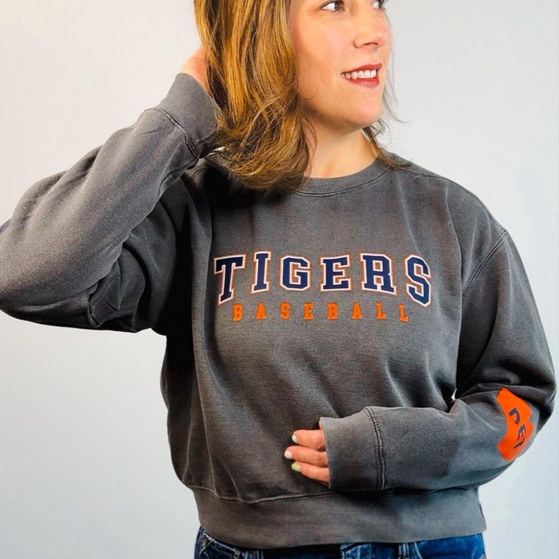Tigers Baseball Sweatshirt | Detroit Baseball Fan Shirt | Game Day Apparel